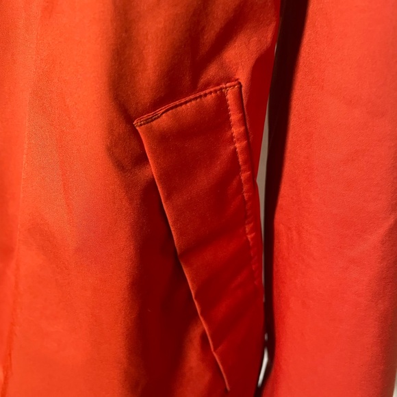 REI Women's Bold orange windbreaker - Picture 3 of 13